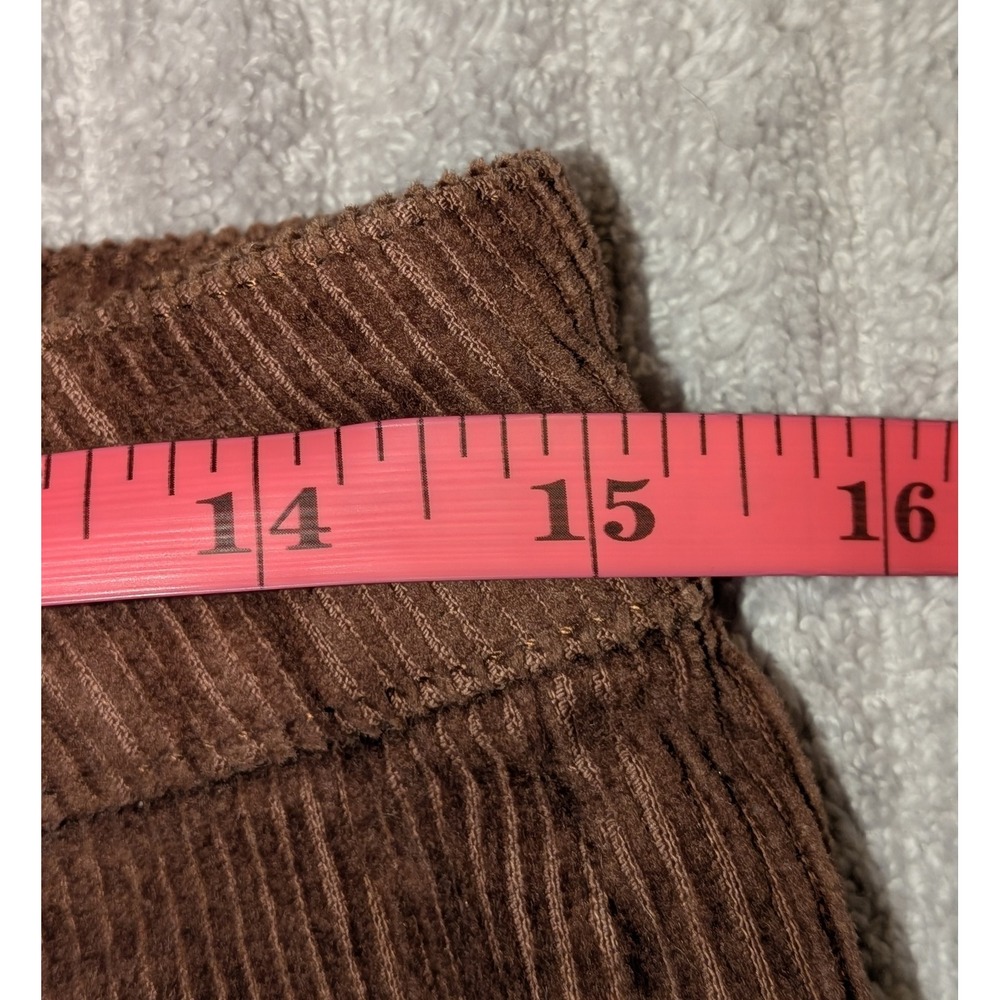 J.Crew Brown Corduroy Flare Leg Pants High Rise Womens Size 30 $158 NWT Flaw - Picture 8 of 11